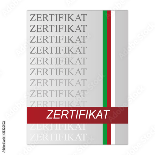 Zertifikat Information Mappe