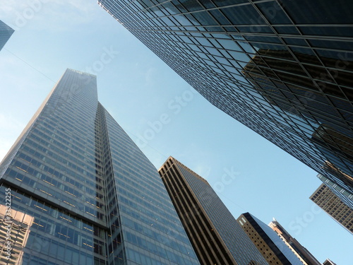 grattacieli di New York visti dalla strada photo