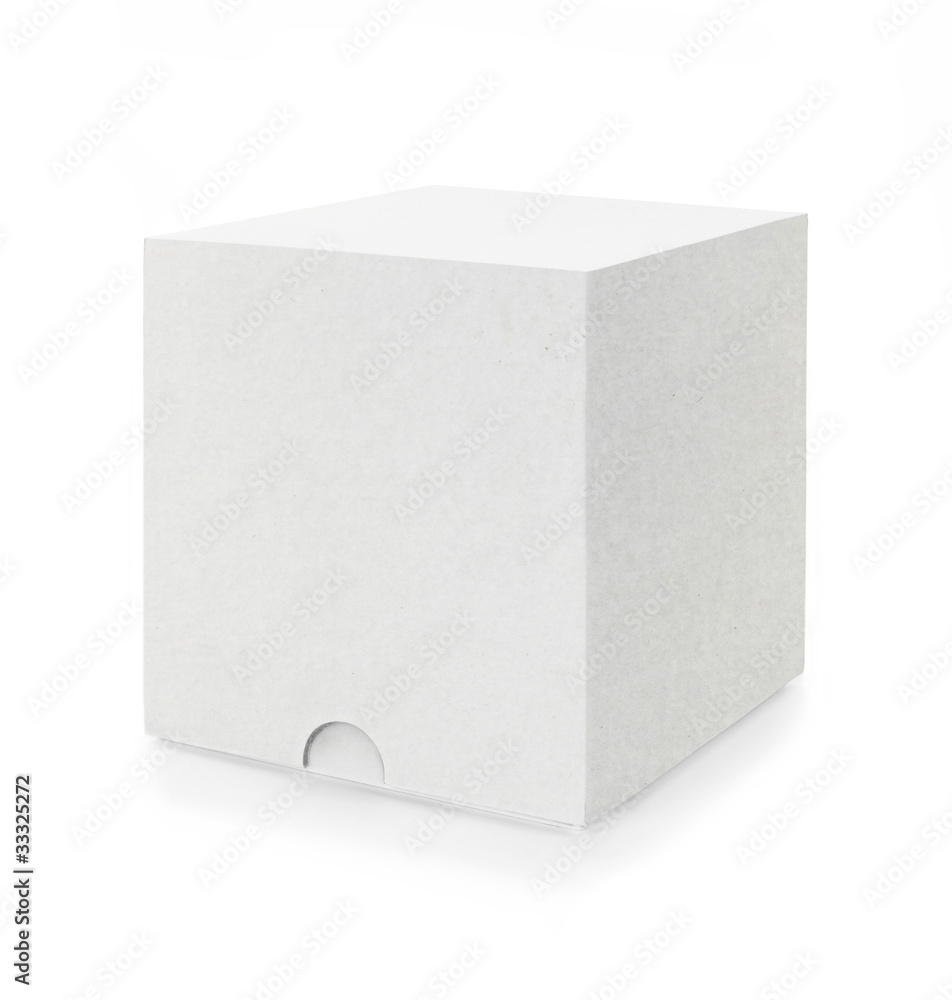 Naklejka premium a white box