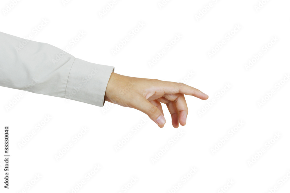 hand pushing on a touch screen interface hand pushing on a touch screen interface