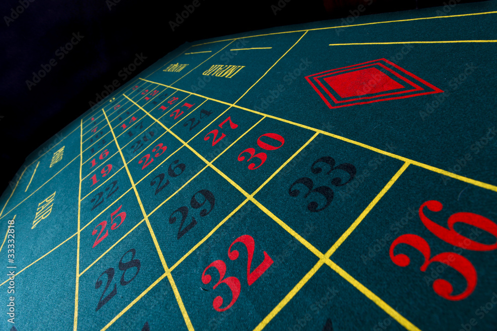 Obraz premium roulette table
