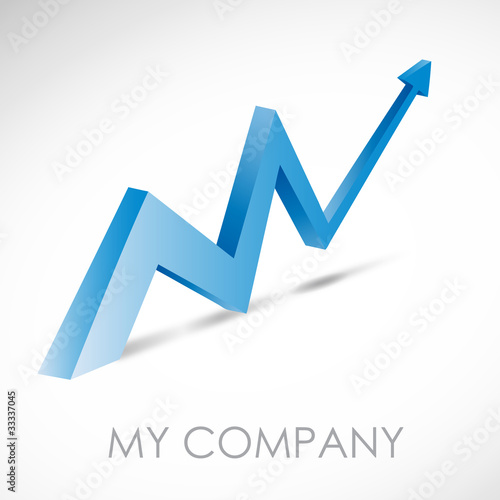 Logo Finance, letter M # Vector