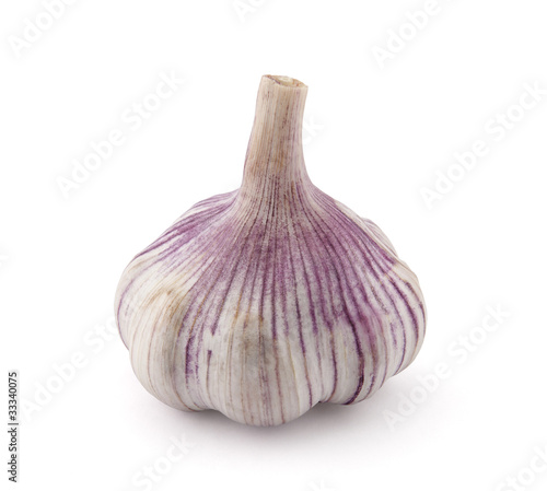 Garlic with clipping path