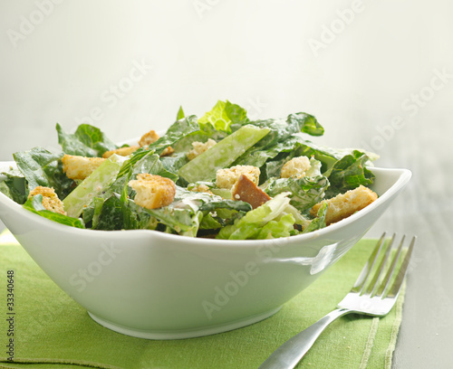 Naklejka Caesar salad with coypspace