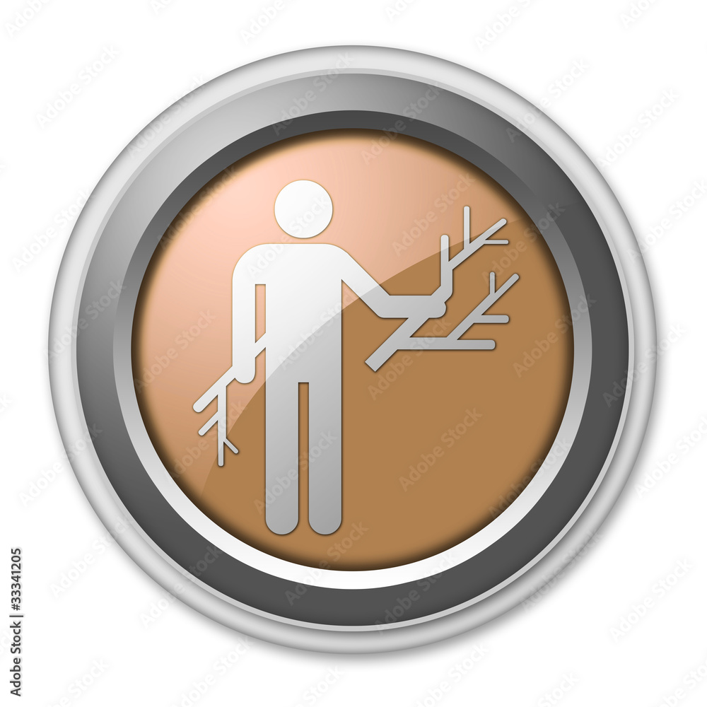 Bronze 3D Style Button Bronze 3D Style Button