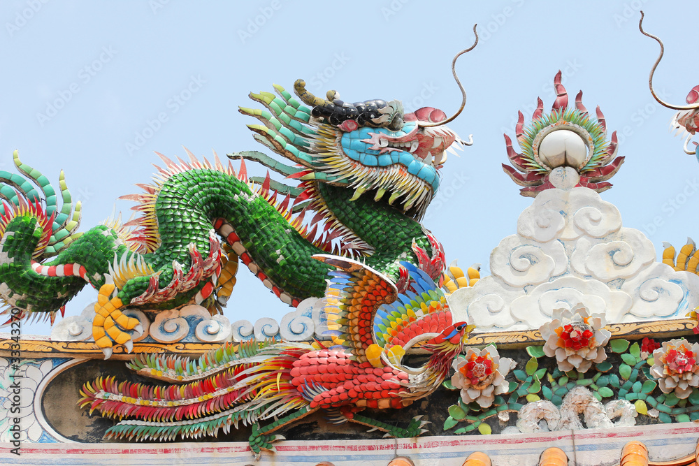 Chinese temple in Bangkok, Thailand. Chinese temple in Bangkok, Thailand.