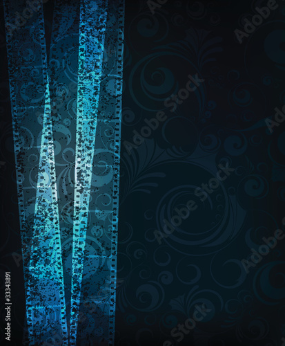 background with grungy filmstrips. eps10 vector