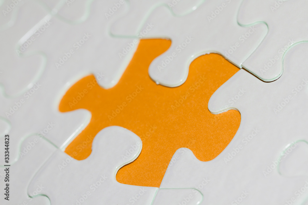 Obraz premium Puzzleteil gelb