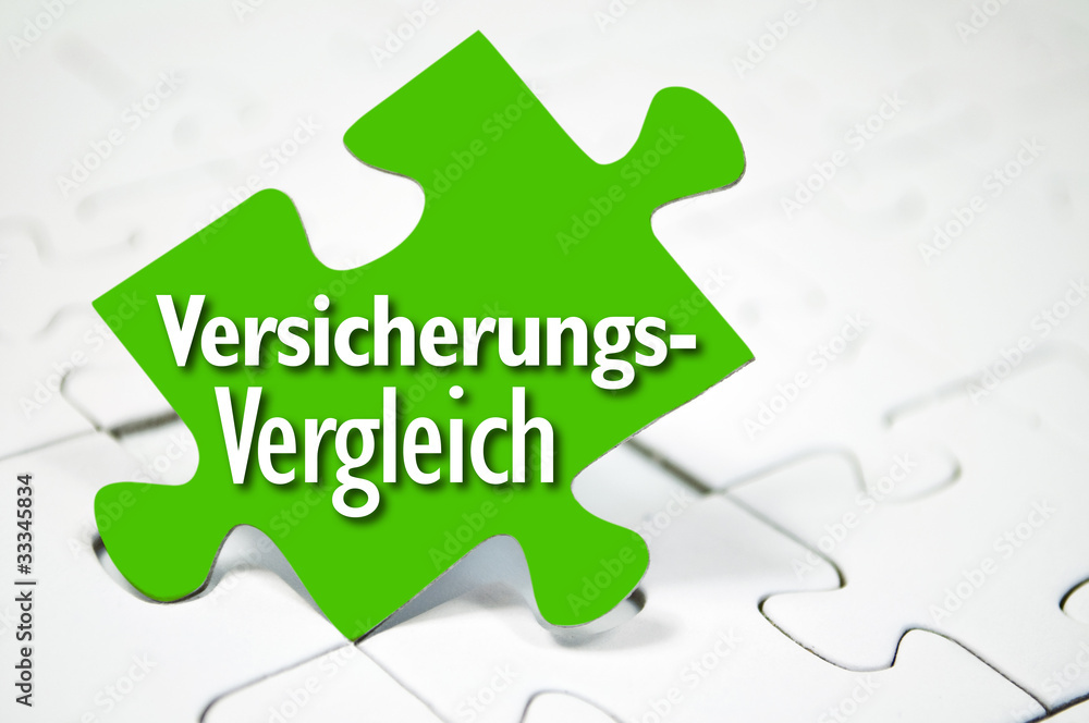 Puzzle mit Versicherungsvergleich Puzzle mit Versicherungsvergleich