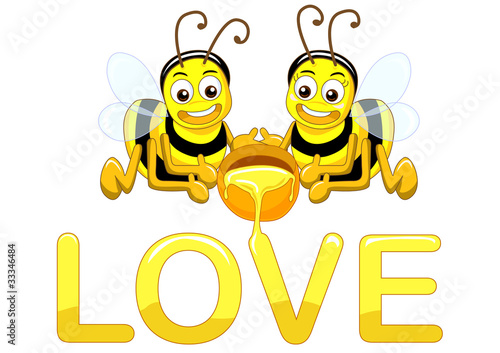 bee in love