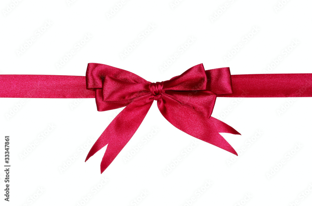 ribbon and bow isolated on white background ribbon and bow isolated on white background