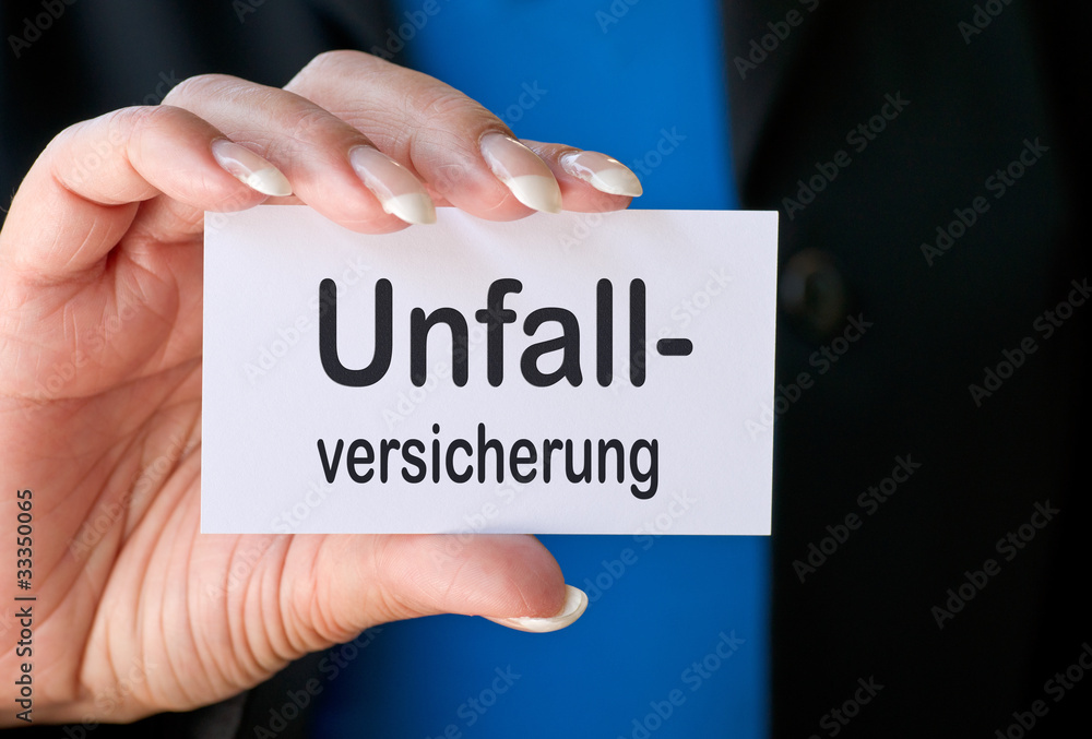 Unfallversicherung oder Unfall Versicherung Unfallversicherung oder Unfall Versicherung