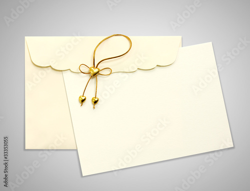 Envelope and mail wedding invitations,