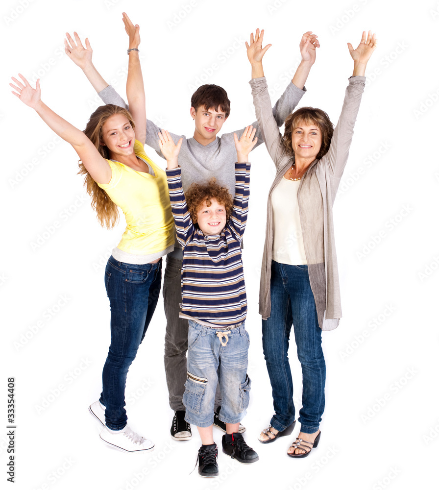 Portrait of happy family Portrait of happy family