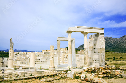 grèce,cyclades,naxox : temple de demeter