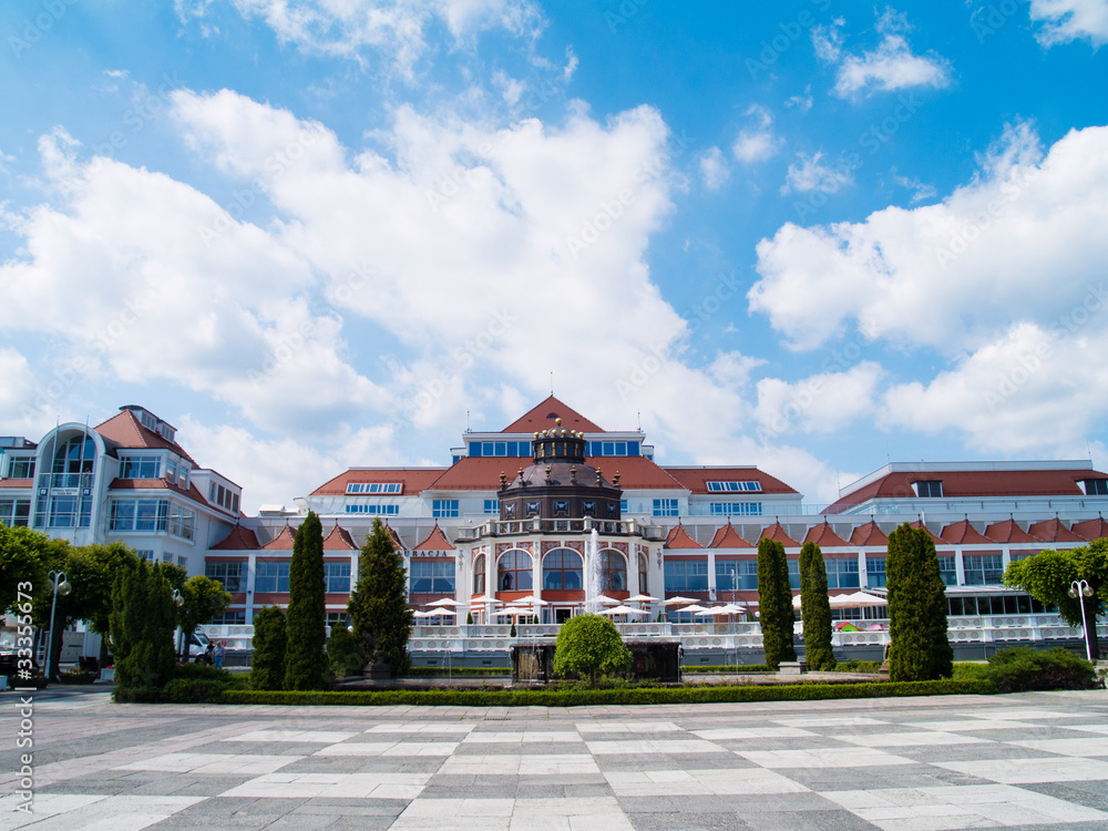 Obraz premium Old spa house, Sopot, Poland