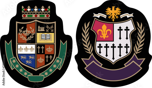fashion royal badge set