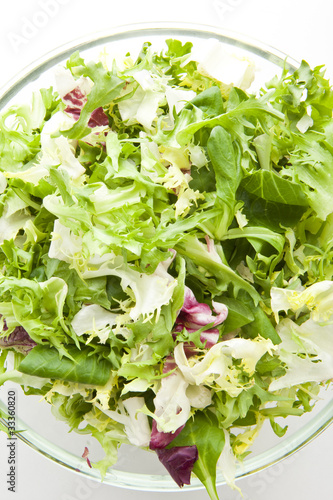 green salad. healthy vegetarian food