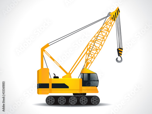 detailed crane vector