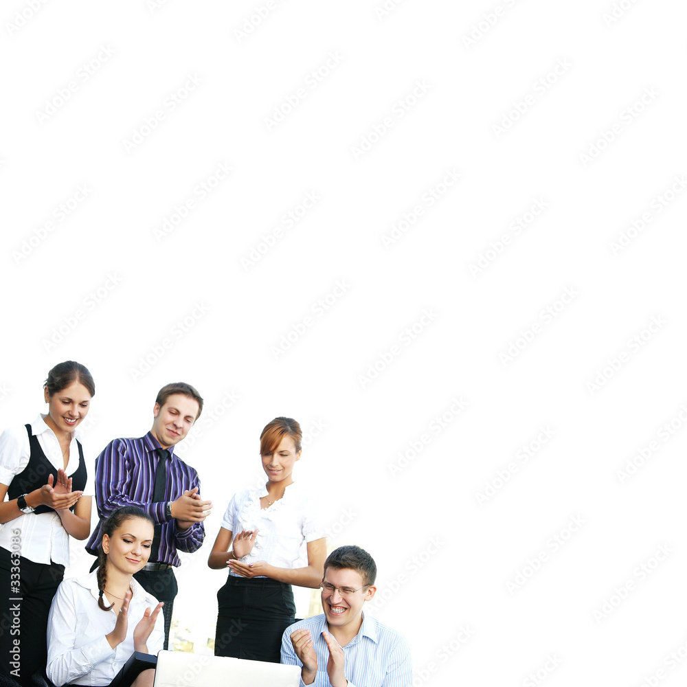 Young business people in office Young business people in office