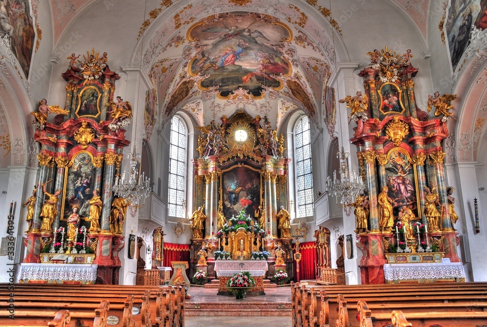 Obraz premium Mittenwald Sankt Peter und Paul