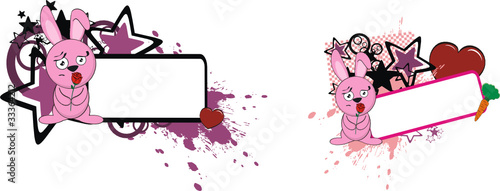 bunny cartoon copyspace