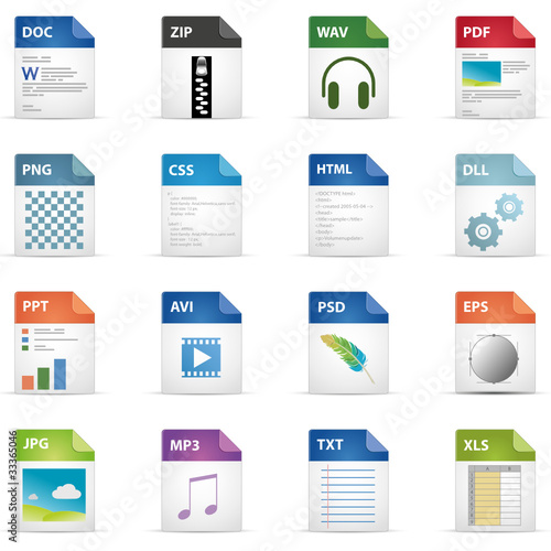 Filetyp Icons - DESIGN No. 1 -
