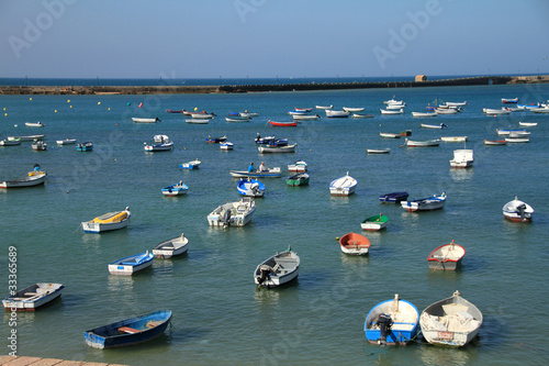Barquitas en la Caleta de Cádiz - Small boats at Caleta de Cádiz
