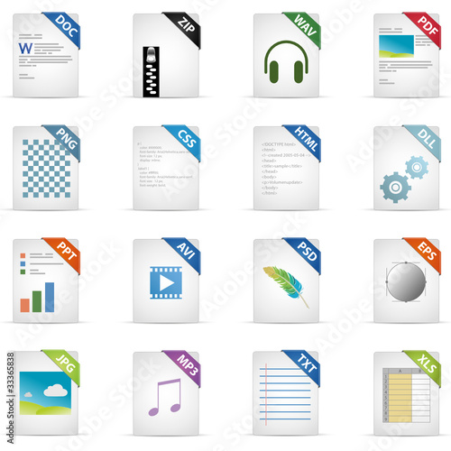 Filetyp Icons - DESIGN No. 2 -