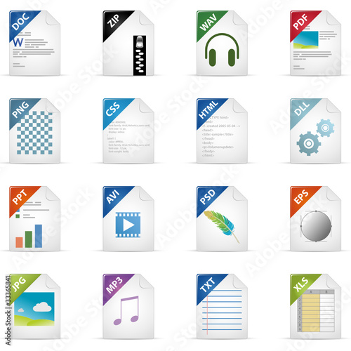 Filetyp Icons - DESIGN No. 3 -