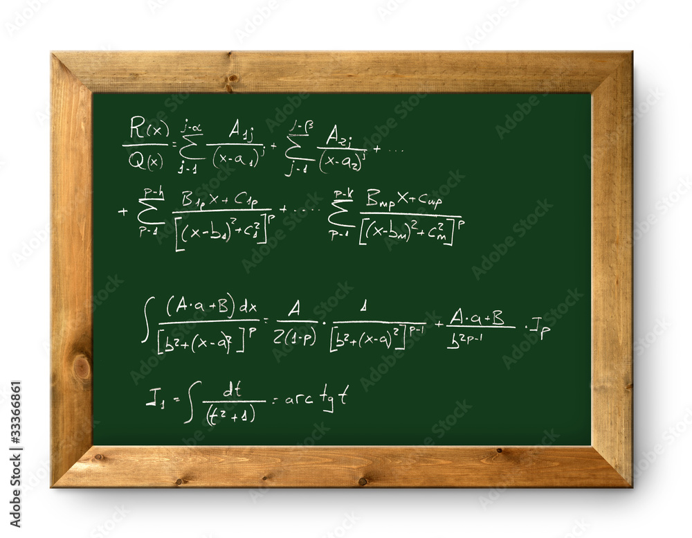 board green blackboard difficult mathematical formula board green blackboard difficult mathematical formula
