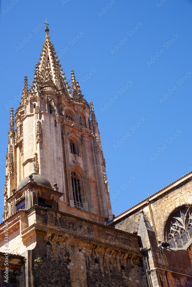 Bell tower of Oviedo's Cathedral