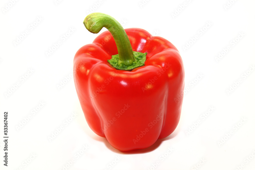 red pepper isolated on white background red pepper isolated on white background