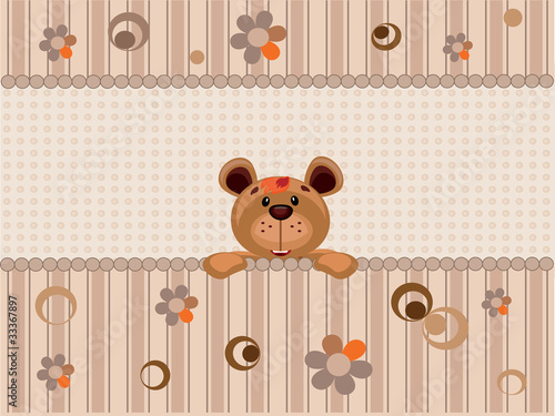 Background with bear