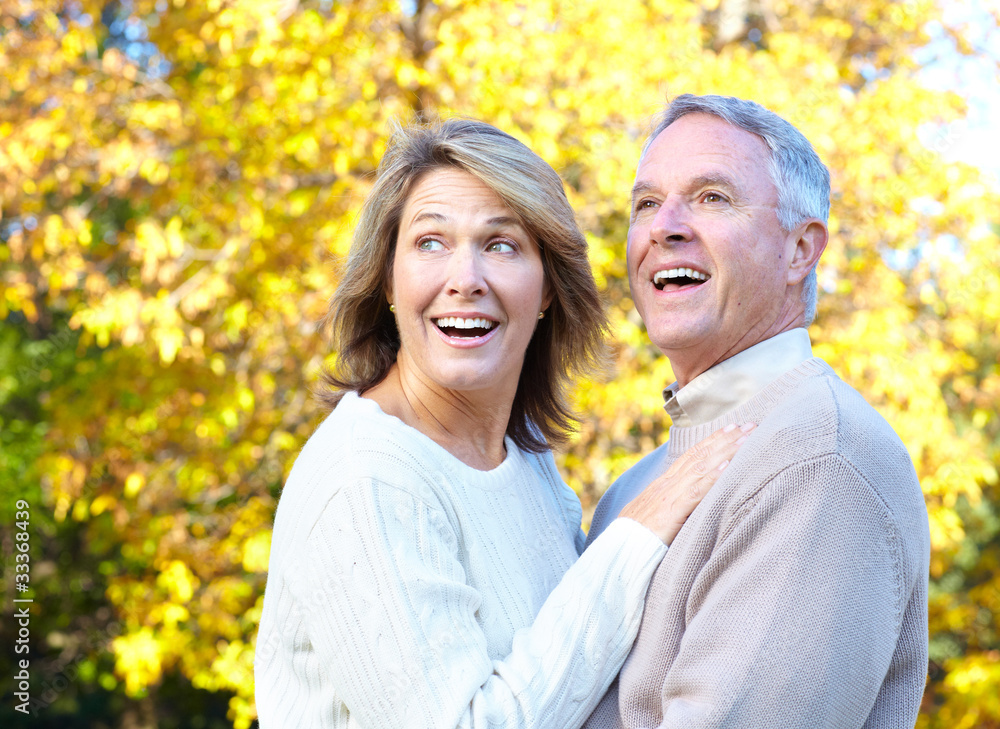 Senior couple. Senior couple.