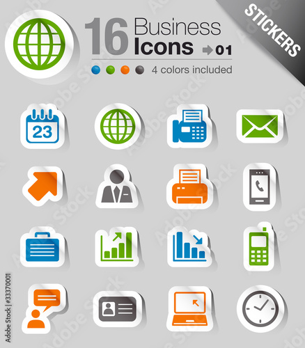 Stickers - Office and Business icons