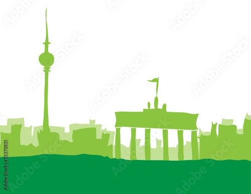 Berlin, Skyline abstrakt