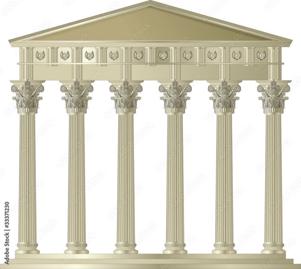 Fototapeta premium Corinthian capitol
