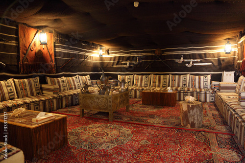 Traditional Bedouin tent in Al Ain, Emirate of Abu Dhabi