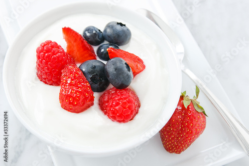Summer Fruit and Yogurt