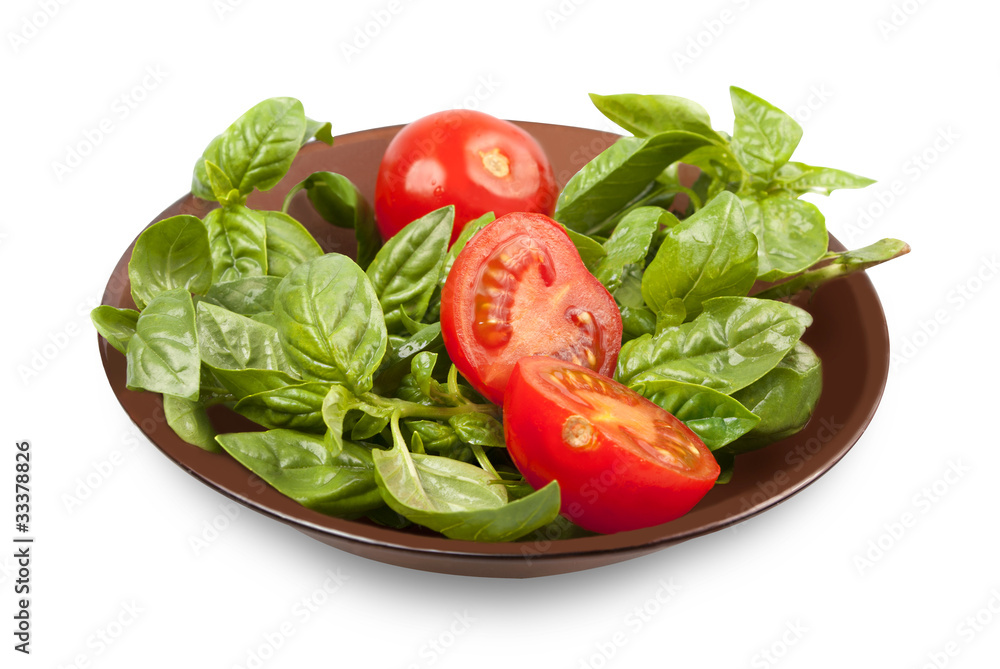 tomatoes and basil