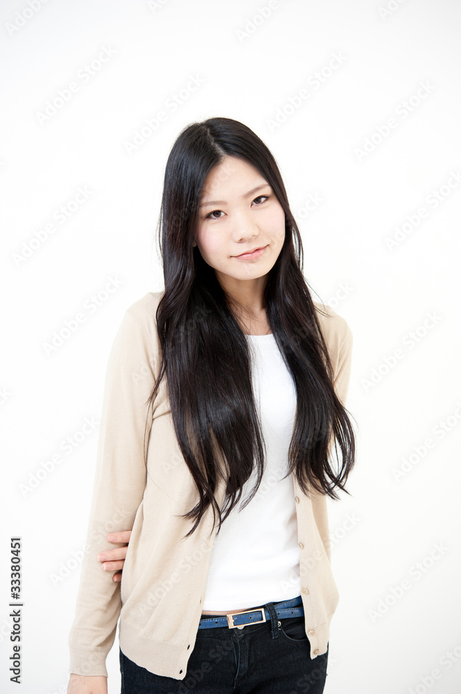 a portrait of beautiful asian woman a portrait of beautiful asian woman