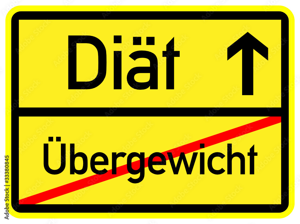 Fototapeta premium Übergewicht - Diät