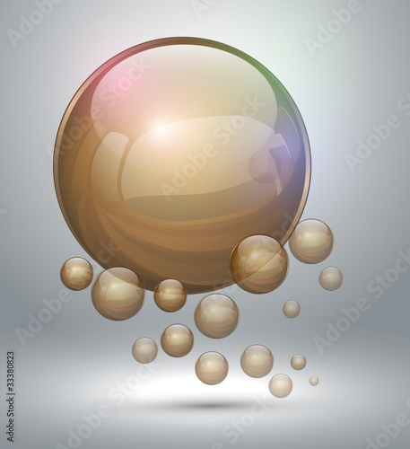 Abstract background with go...