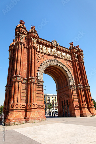 Arc de Triomf in Barcelona, Spanien