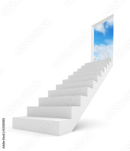 Image of stairway to the top