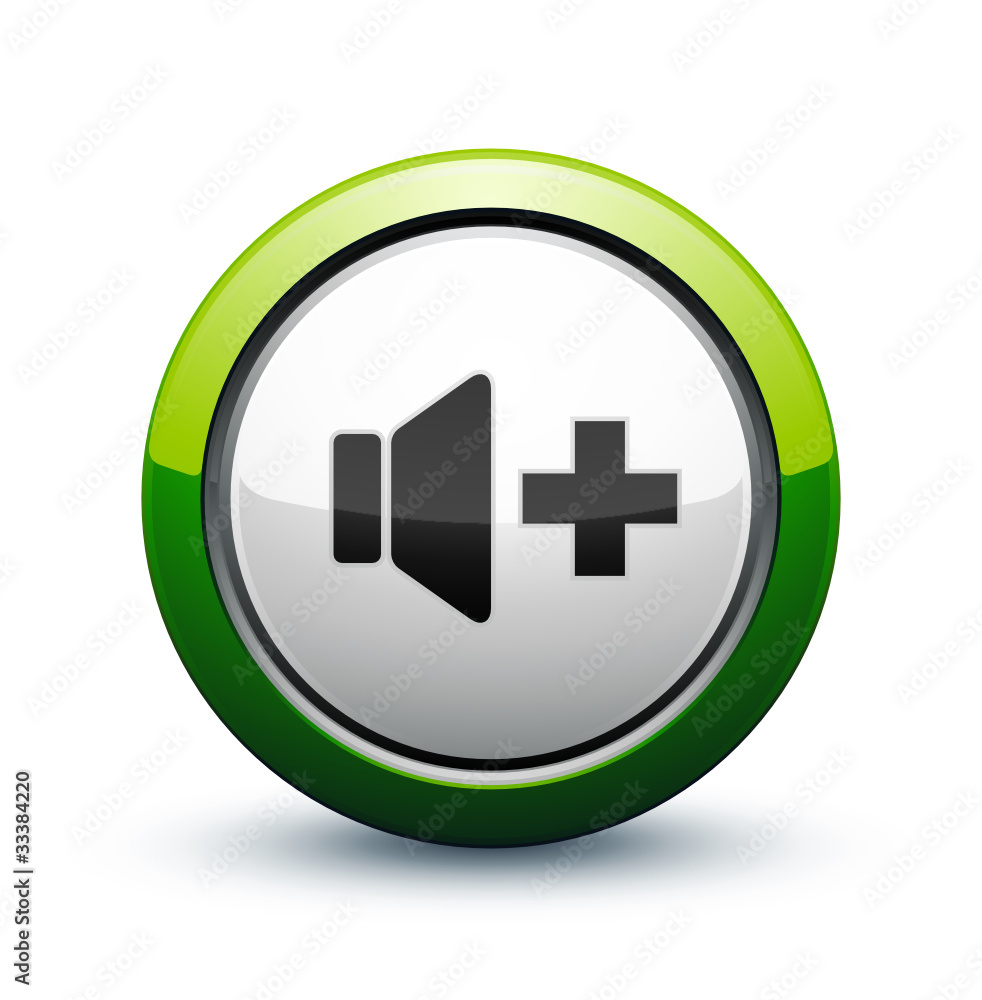 Obraz premium icône son musique plus