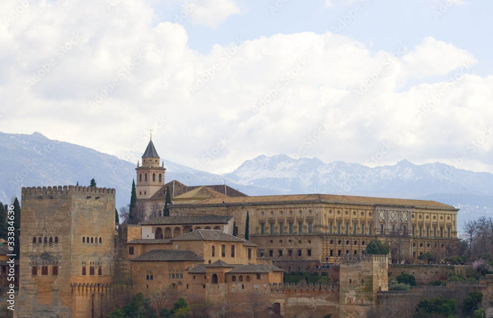 Palacio de Carlos V - Alhambra - Granada - Spanien
