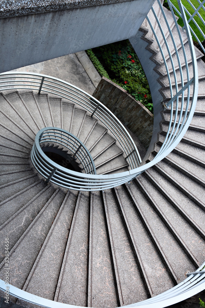 Fototapeta premium spiraling stair