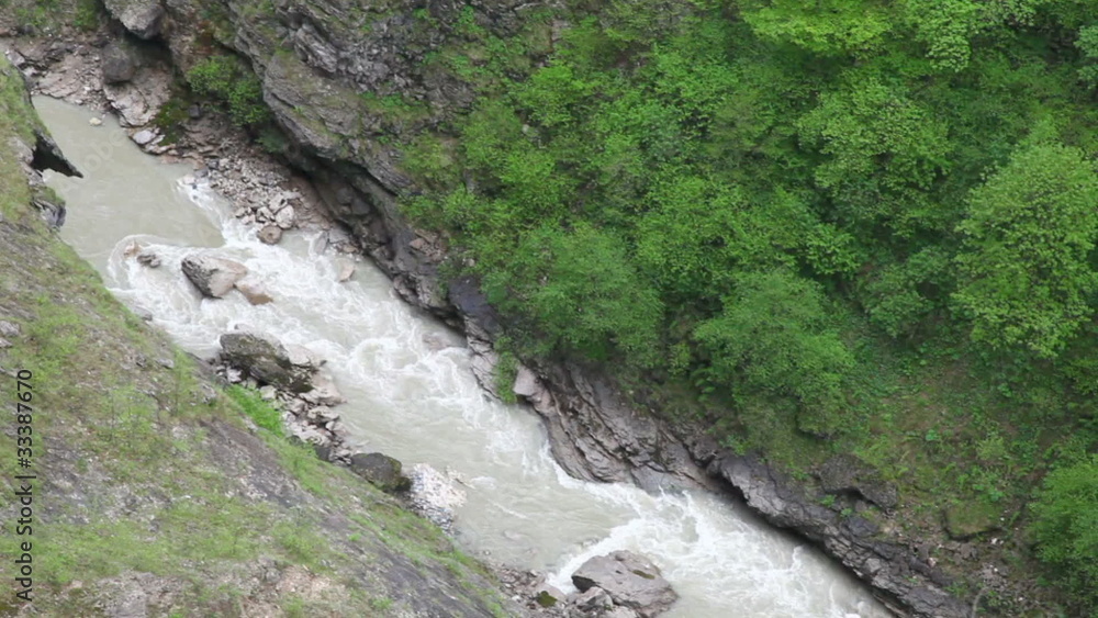 Water flowing stream in the mountains Water flowing stream in the mountains